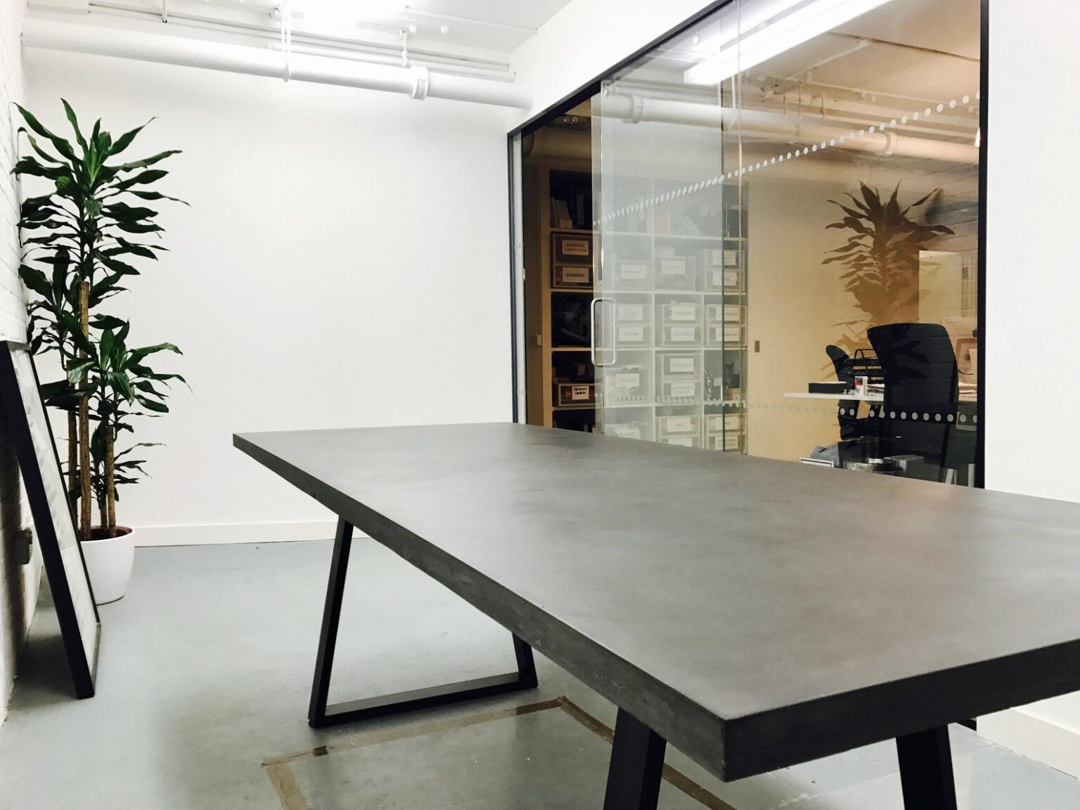 Polished Concrete Dining Table - Concrete Boutique